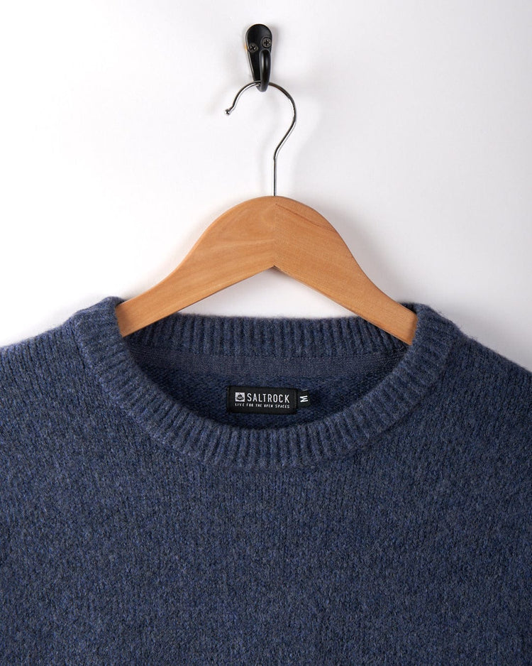 Bowen - Mens Knitted Jumper - Blue
