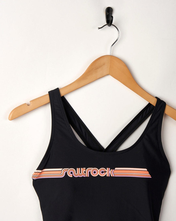Corrine Retro - Recycled Womens Swimsuit - Black