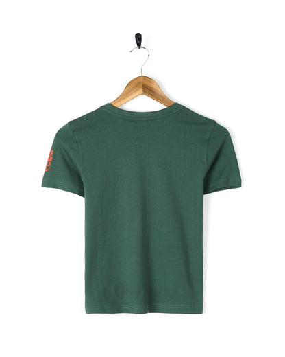 Dinosk8 - Kids Short Sleeve T-Shirt - Green