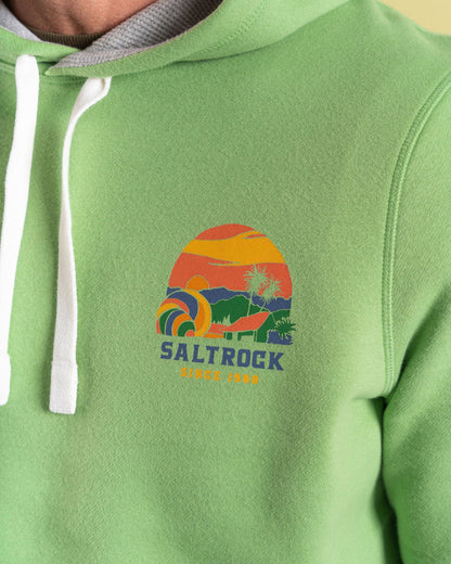 Atlantic Adventure - Mens Pop Hoodie - Green