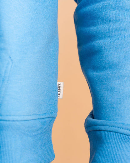 Lost Ships - Mens Pop Hoodie - Light Blue