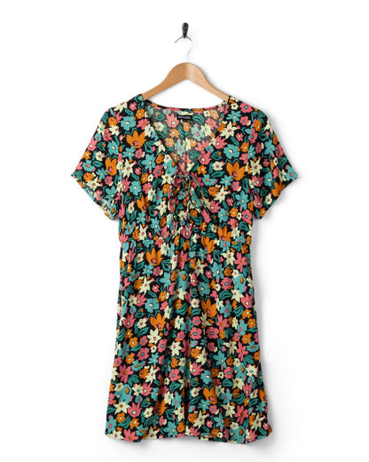 Holidaze Womens Mini Dress in Multi