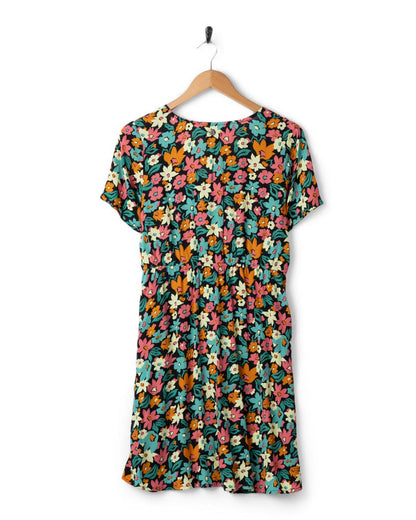 Holidaze Womens Mini Dress in Multi