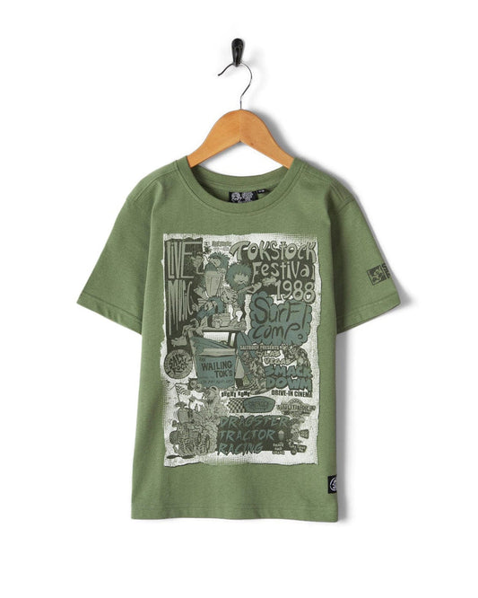 Festival Merch - Kids Short Sleeve T-Shirt - Green