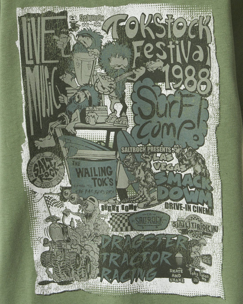 Festival Merch - Kids Short Sleeve T-Shirt - Green