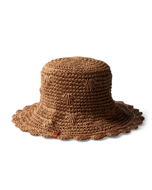 Field - Straw Bucket Hat - Light Brown