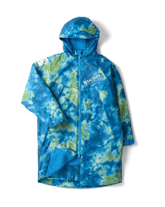 Recycled Kids Changing Robe - Green/Blue - FADER