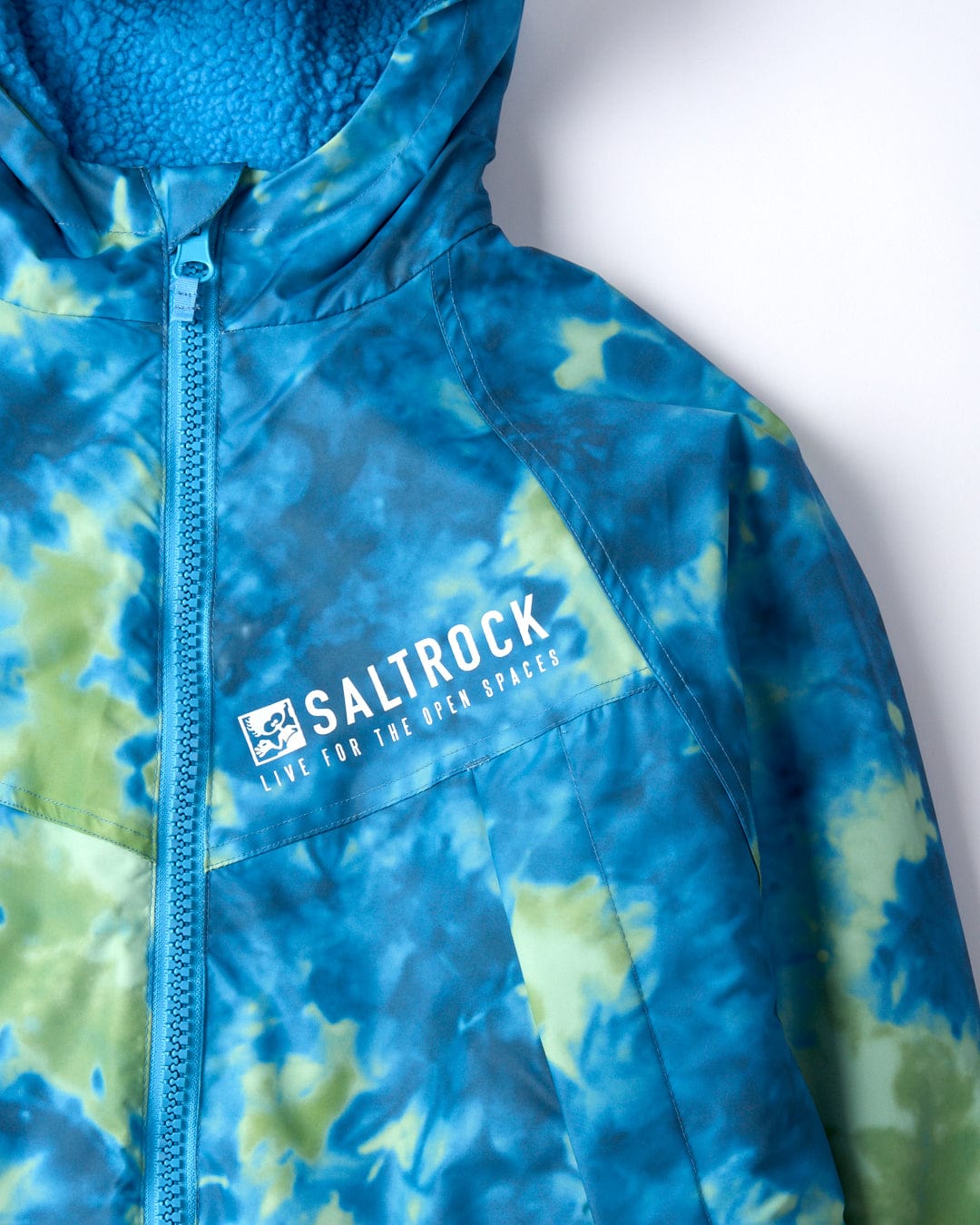 Recycled Kids Changing Robe - Green/Blue - FADER