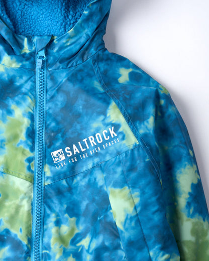 Recycled Kids Changing Robe - Green/Blue - FADER