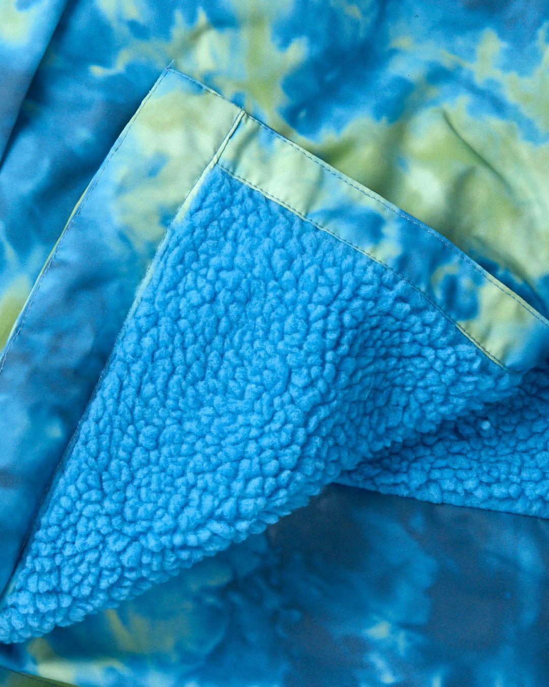 Recycled Kids Changing Robe - Green/Blue - FADER