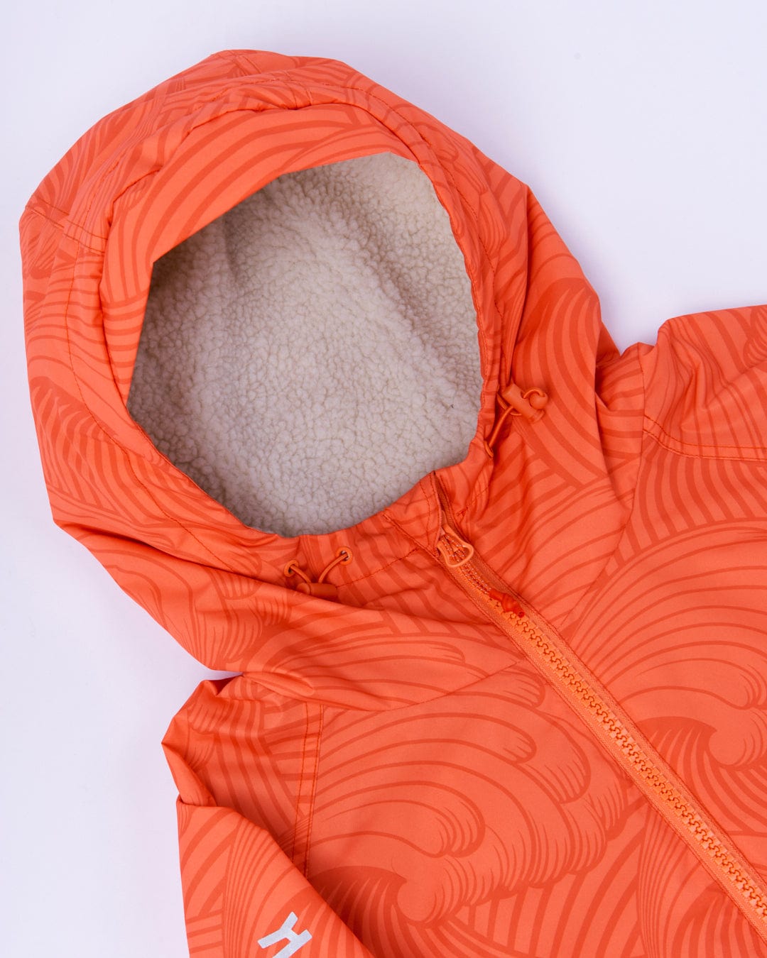 Recycled Four Seasons Changing Robe - Waves - Light Orange