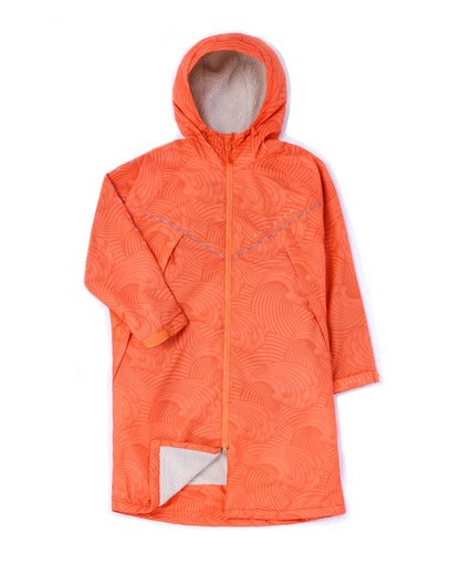 Recycled Four Seasons Changing Robe - Waves - Light Orange