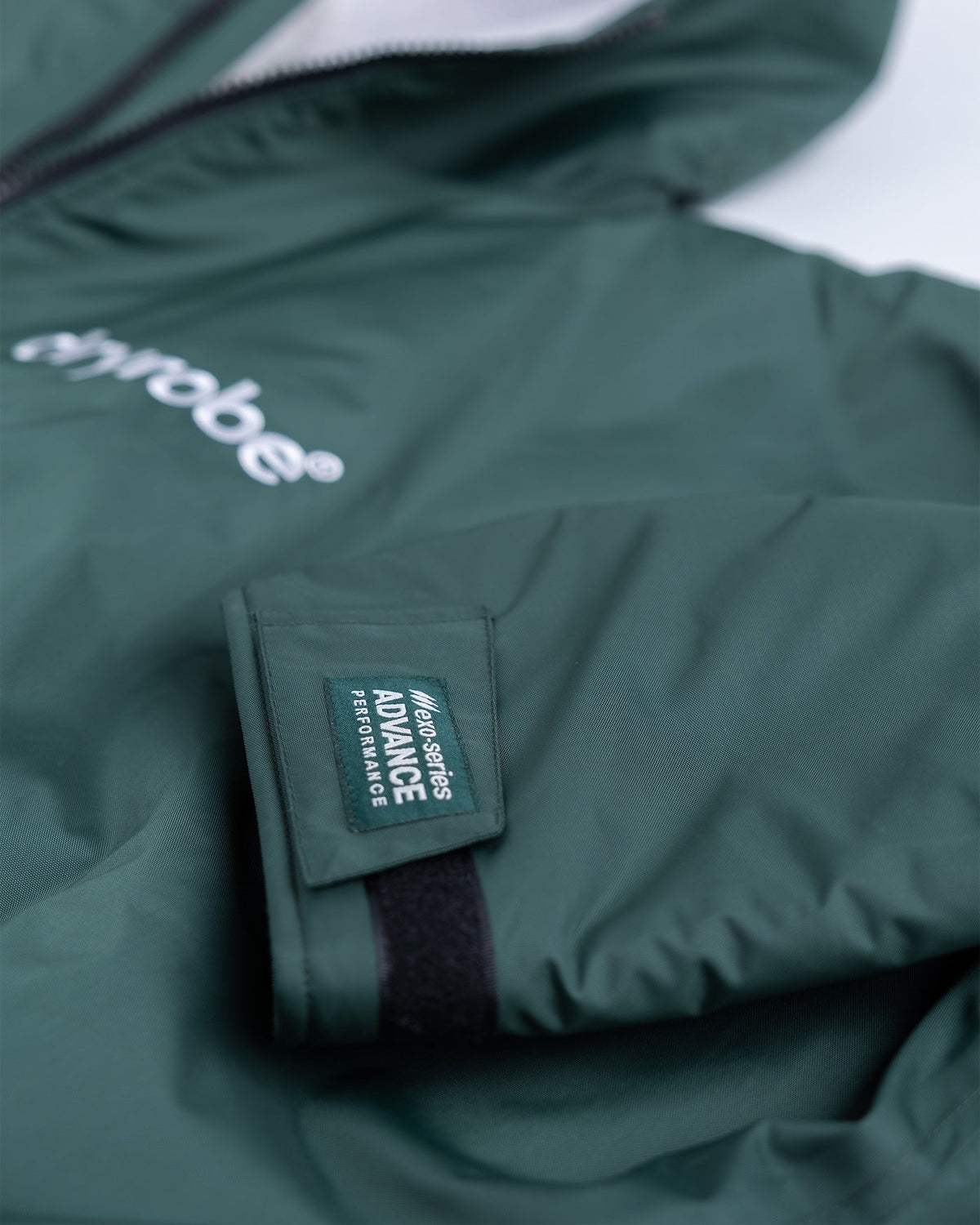 dryrobe Advance Long Sleeve - Dark Green/Grey