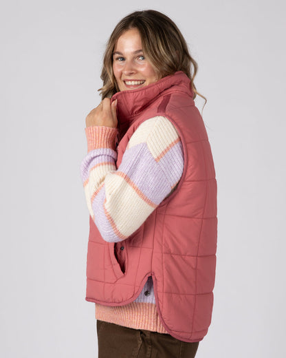 Montana Womens Gilet In Pink