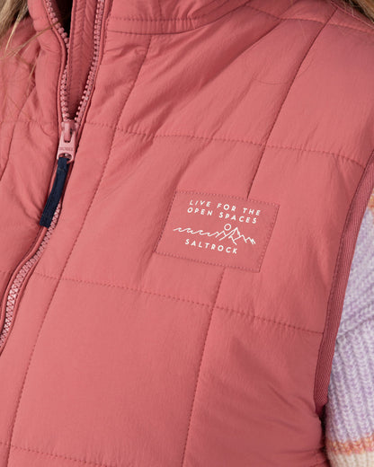 Montana Womens Gilet In Pink