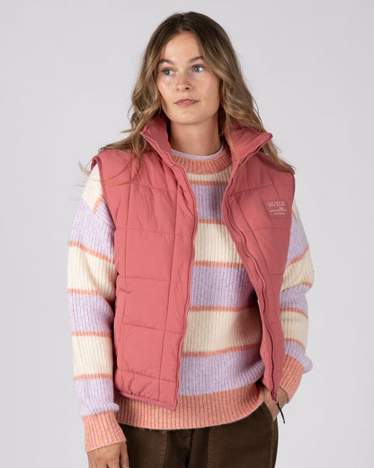 Montana Womens Gilet In Pink