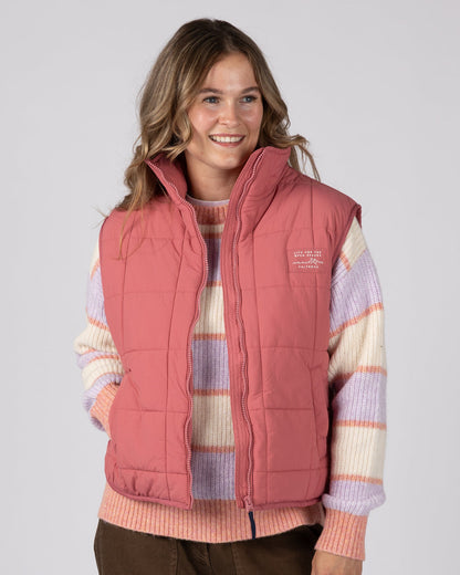 Montana Womens Gilet In Pink