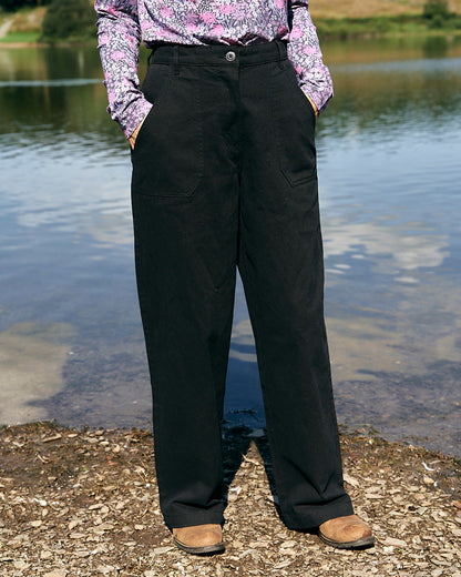 Hilda Twill - Womens Trouser - Dark Grey
