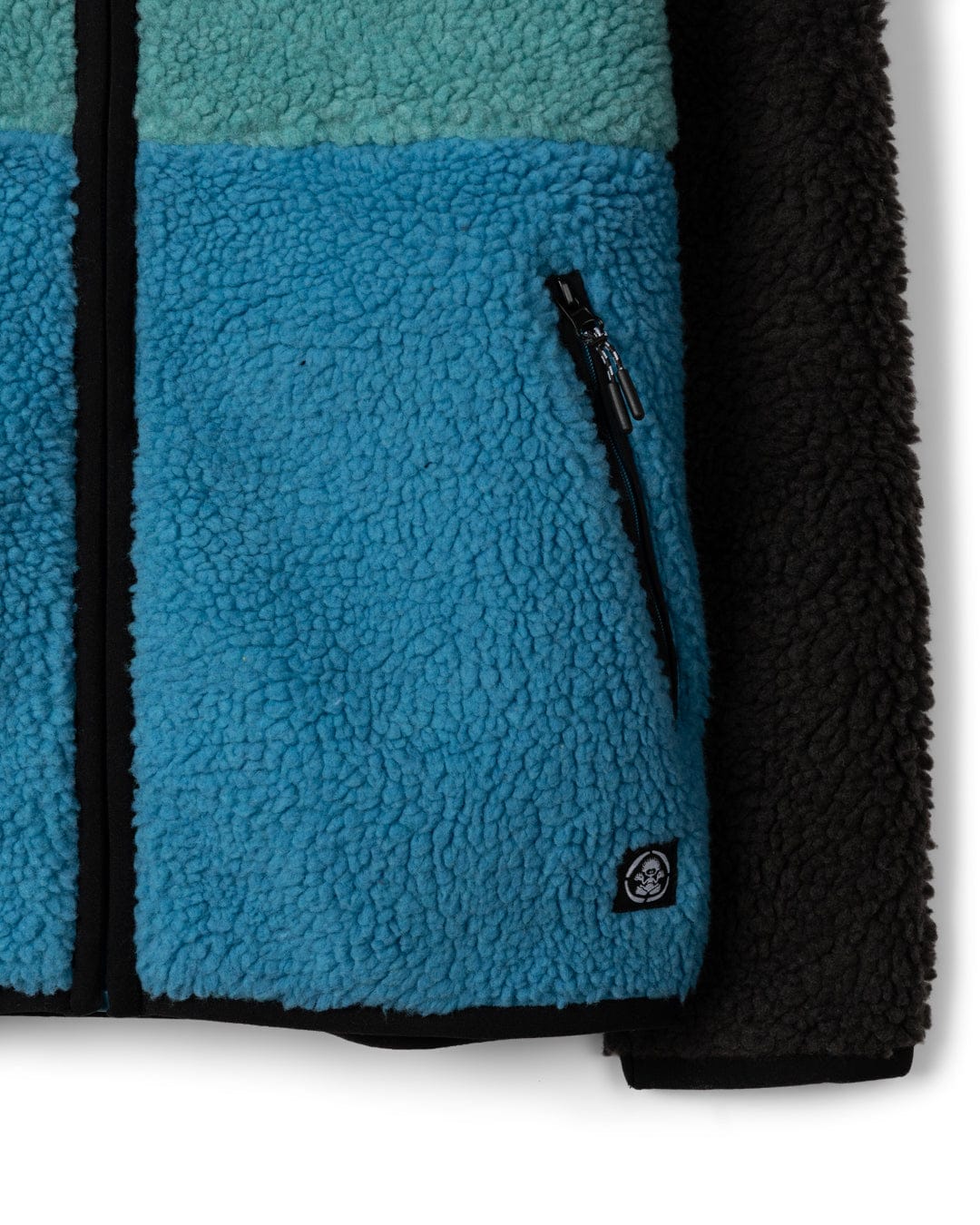 Tok Emery Kids Fleece in Blue/Black