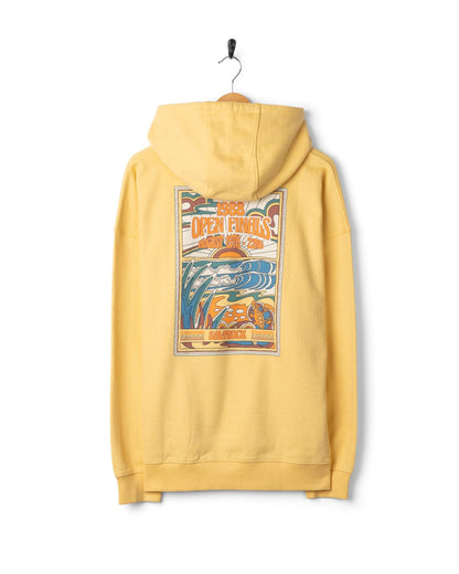 Open Finals Mens Pop Hoodie in Yellow