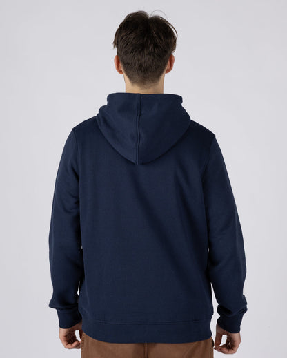 Tribal Stripe Mens Pop Hoodie in Blue