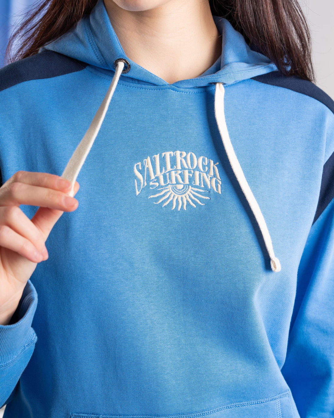Hartnoll - Womens Pop Hoodie - Blue