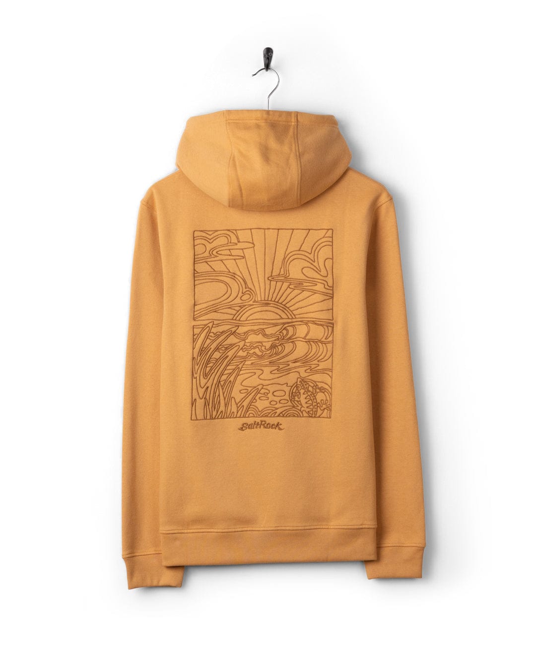 Open Finals Linear Mens Pop Hoodie in Yellow