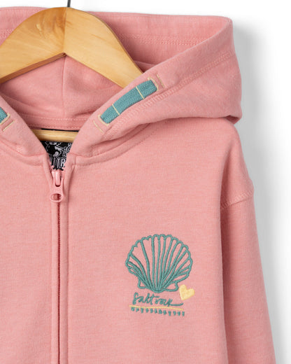 Norie Kids Zip Hoodie in Pink