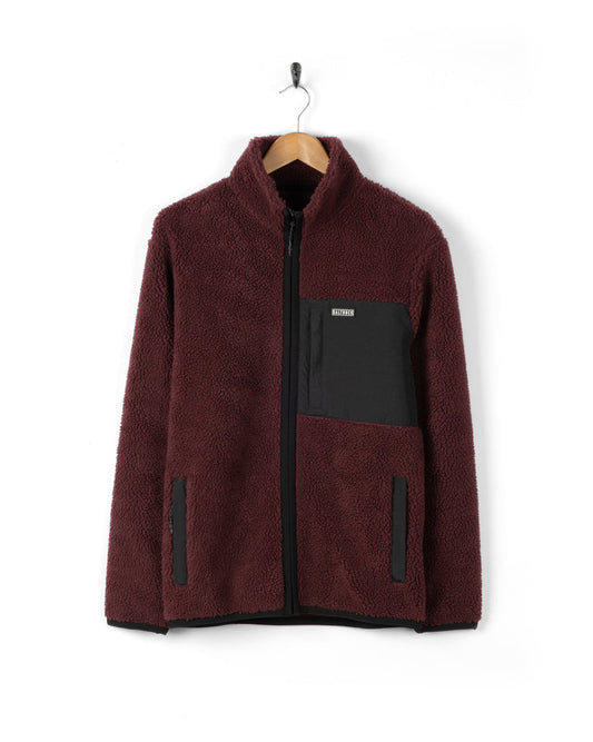 Wye - Mens Borg Zip Fleece 2 - Purple