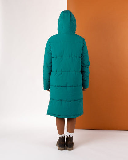 Tahoe - Womens Longline Padded Coat - Teal