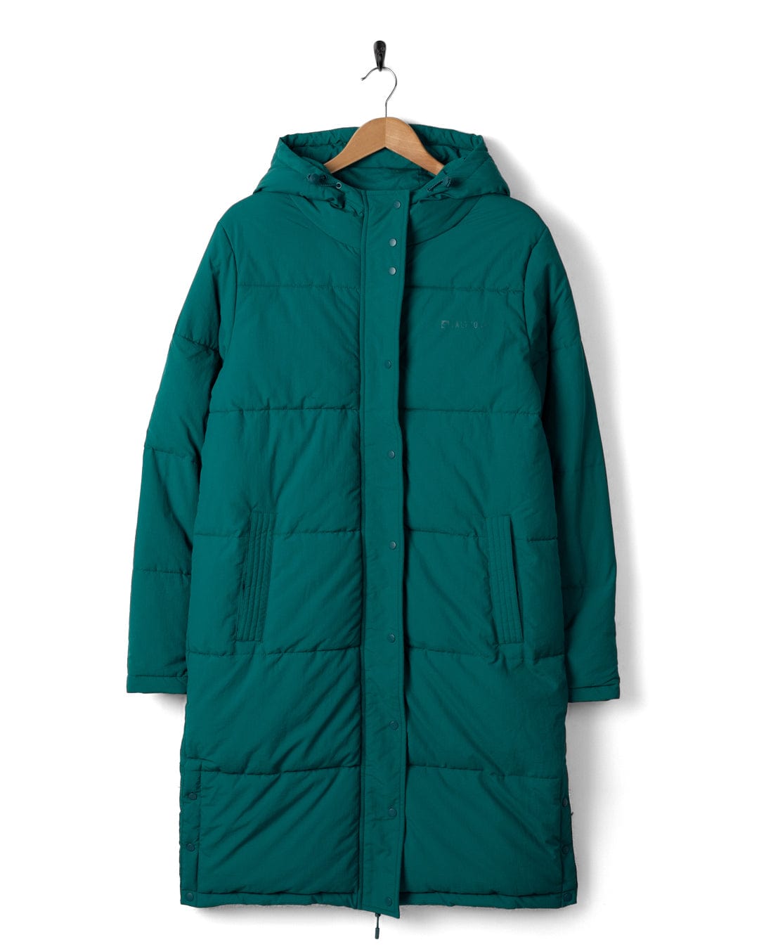 Tahoe - Womens Longline Padded Coat - Teal