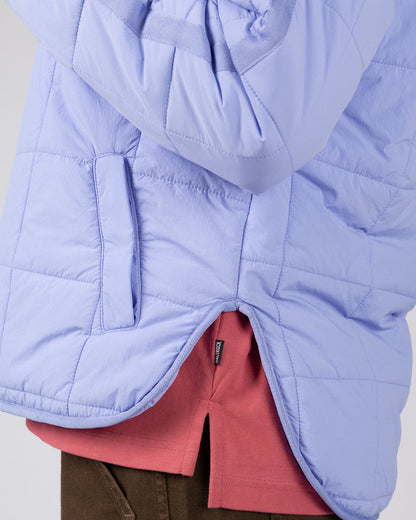 Montana Womens Pop Water Resistant Jacket In Light Blue