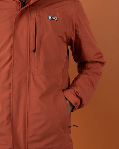 Whistler II - Waterproof Hooded Jacket - Orange