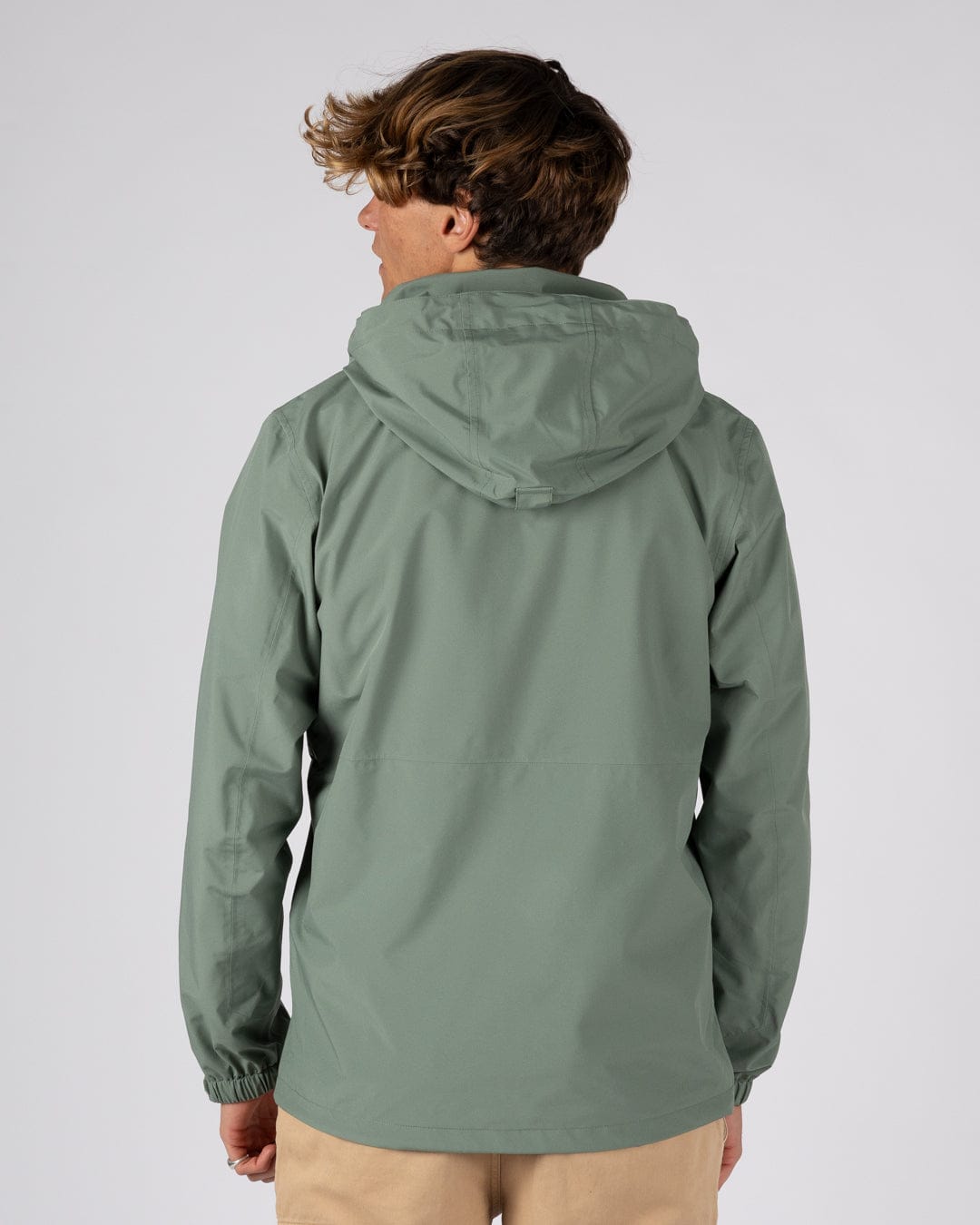 Whistler II -Mens Waterproof Hooded Jacket in Light Green