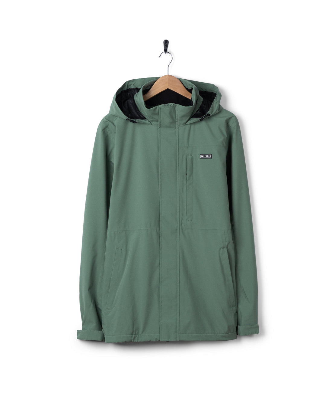 Whistler II -Mens Waterproof Hooded Jacket in Light Green