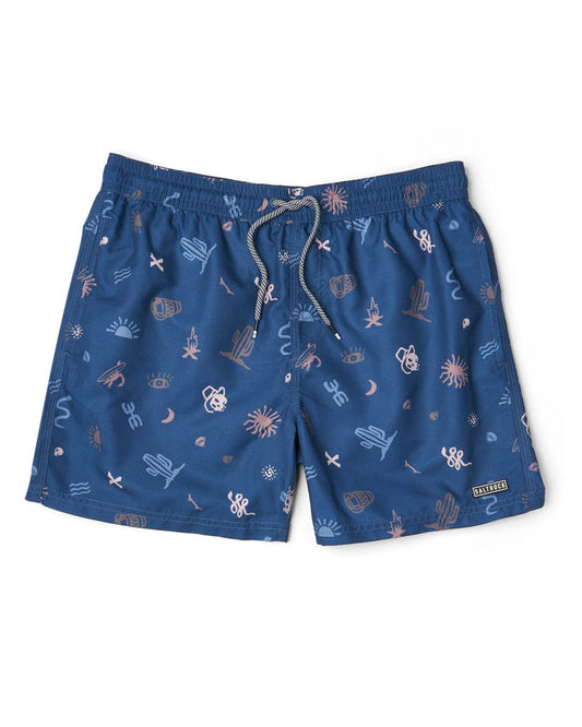 Last Stop - Mens Swimshorts - Blue