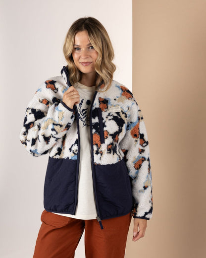 Folie - Womens ZIp Fleece - Zip - Blue