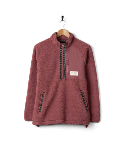 Lya Womens Fleece in Dark Pink