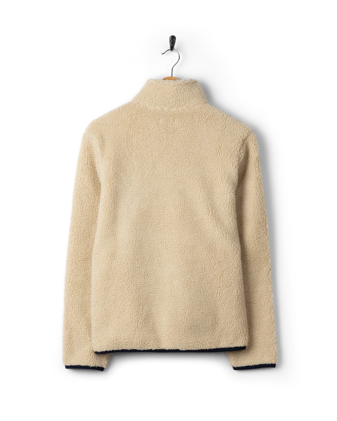 Wrenna Womens Zip Through Fleece in Cream