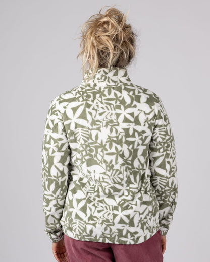 Balance Womens Zip Fleece in Light Green