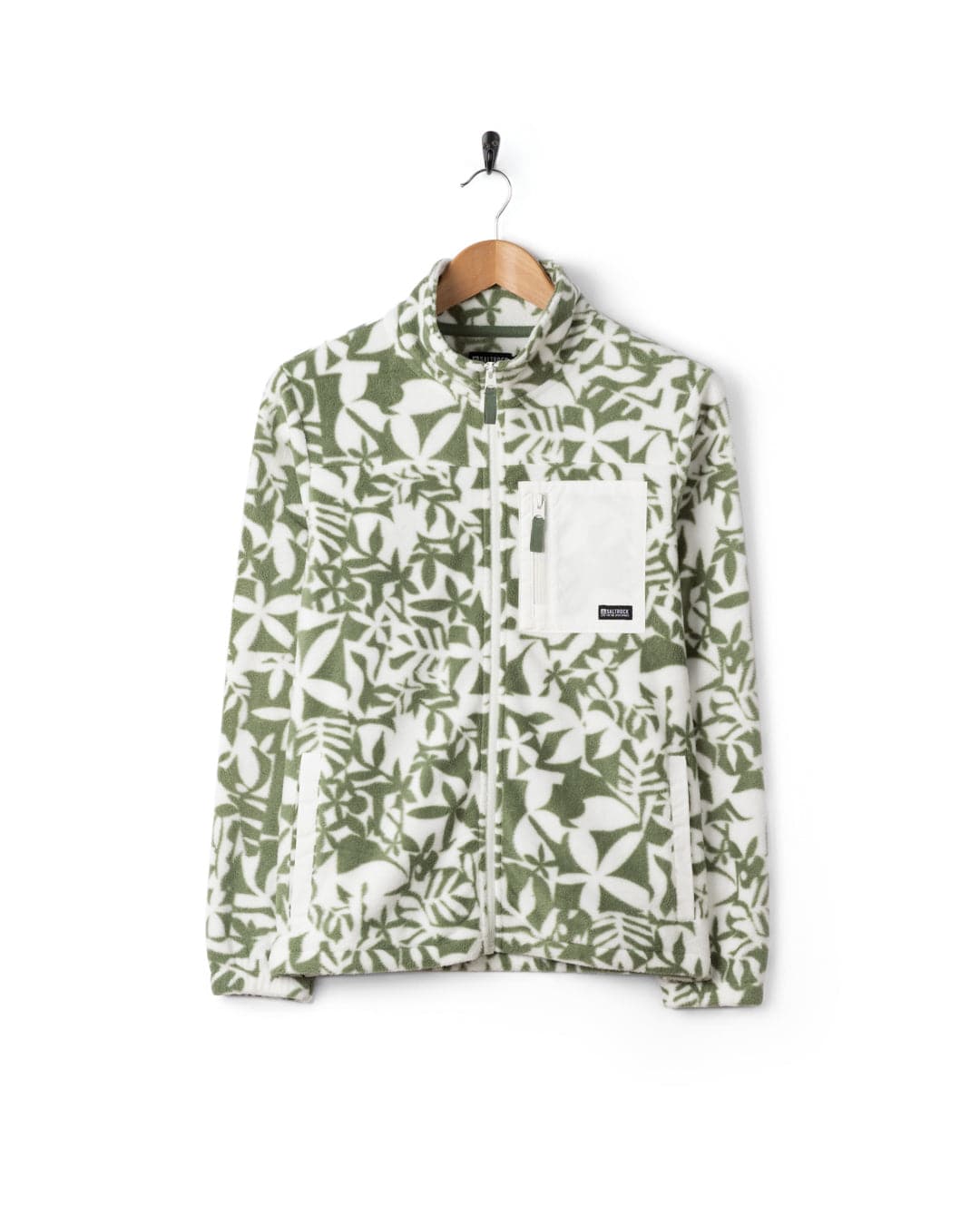 Balance Womens Zip Fleece in Light Green