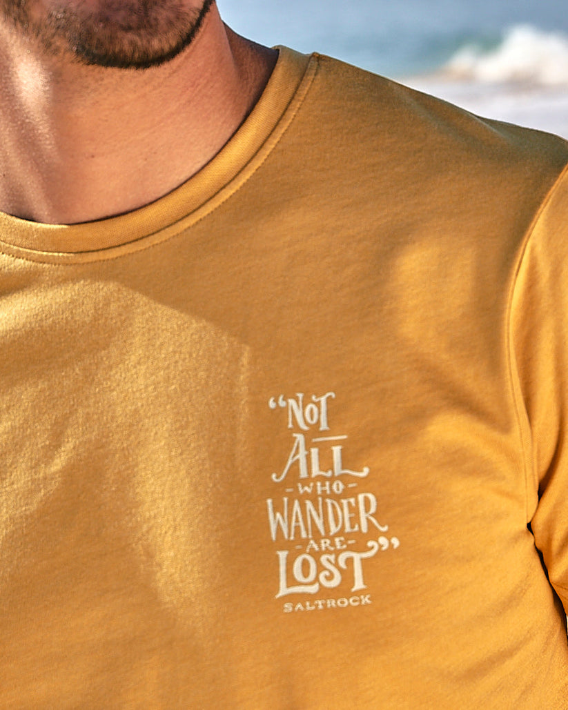 Lost Ships Short Sleeve T-Shirt - Yellow