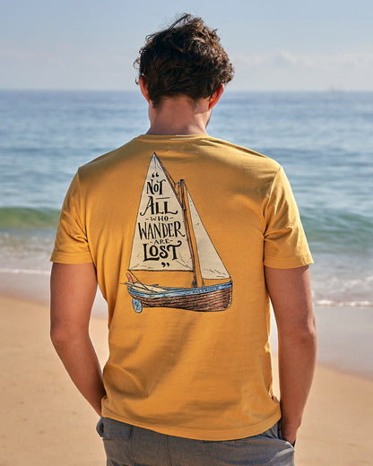 Lost Ships Short Sleeve T-Shirt - Yellow