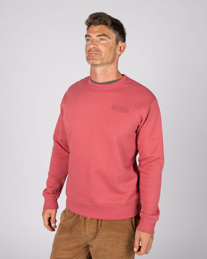 Cult Wave Mens Sweatshirt in Pink