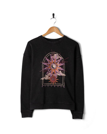 Eclipse - Womens Oversized Sweat Shirt - Black