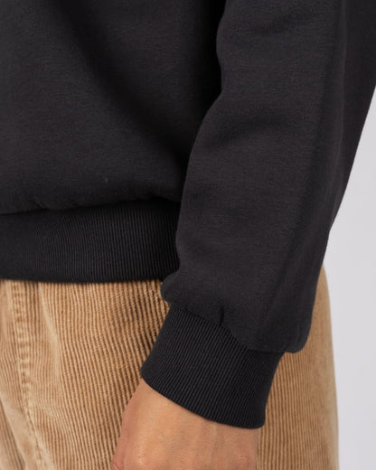 Perfect Set Womens Oversized Sweatshirt In Black