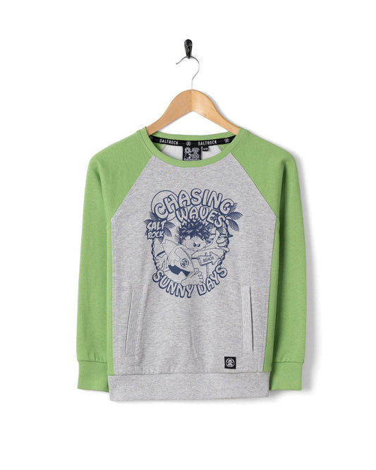 Chasing Waves - Kids Sweat Top