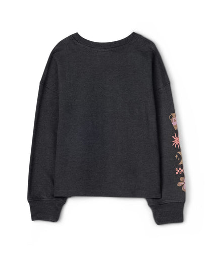 Aria Kids Oversized Sweatshirt in Grey