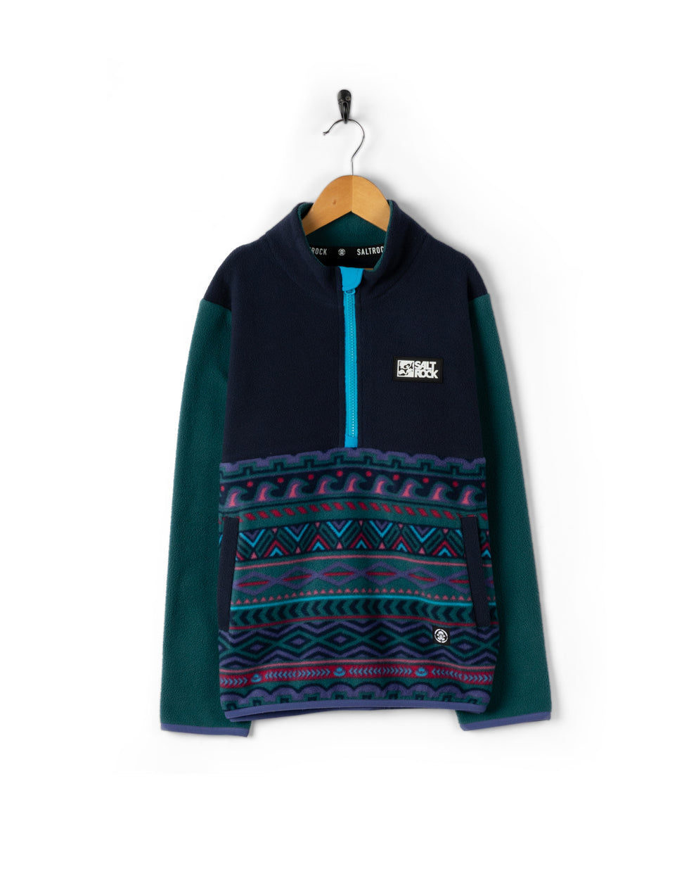 Treehouse Block - Kids Fleece - 1/4 Zip