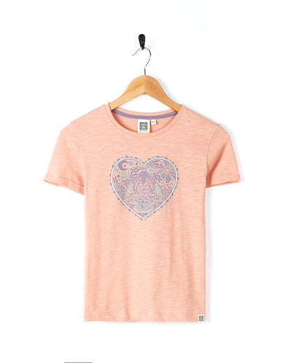 Magic Moth - Kids Short Sleeve T-Shirt - Light Pink